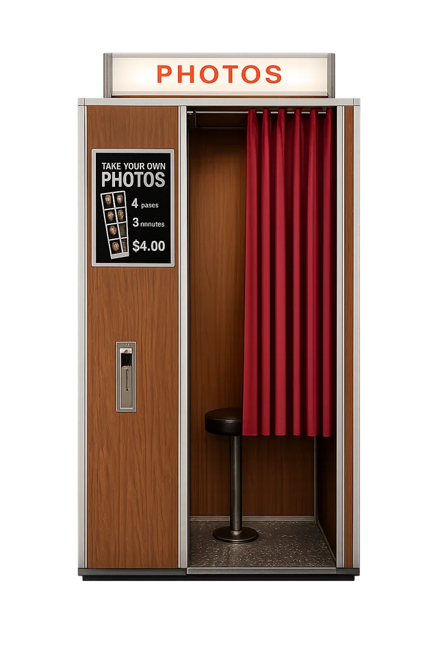 Cabina fotografica Photos Legno